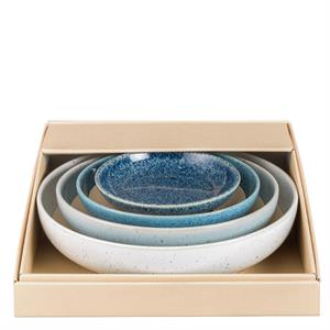 Denby Studio Blue 4 Piece Nesting Bowl Set